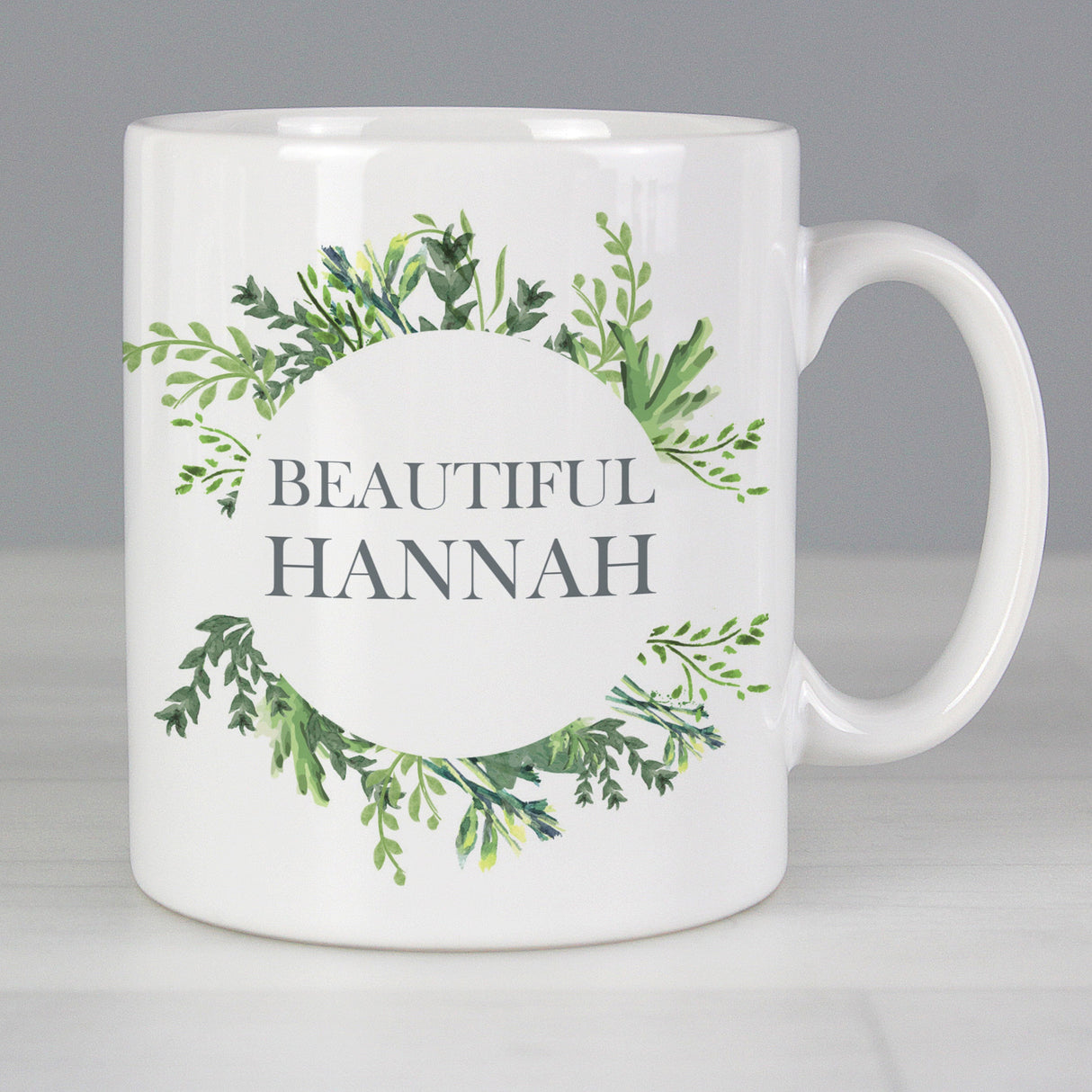 Personalised Botanical Mug: 1 - Mugs By Gift Moments