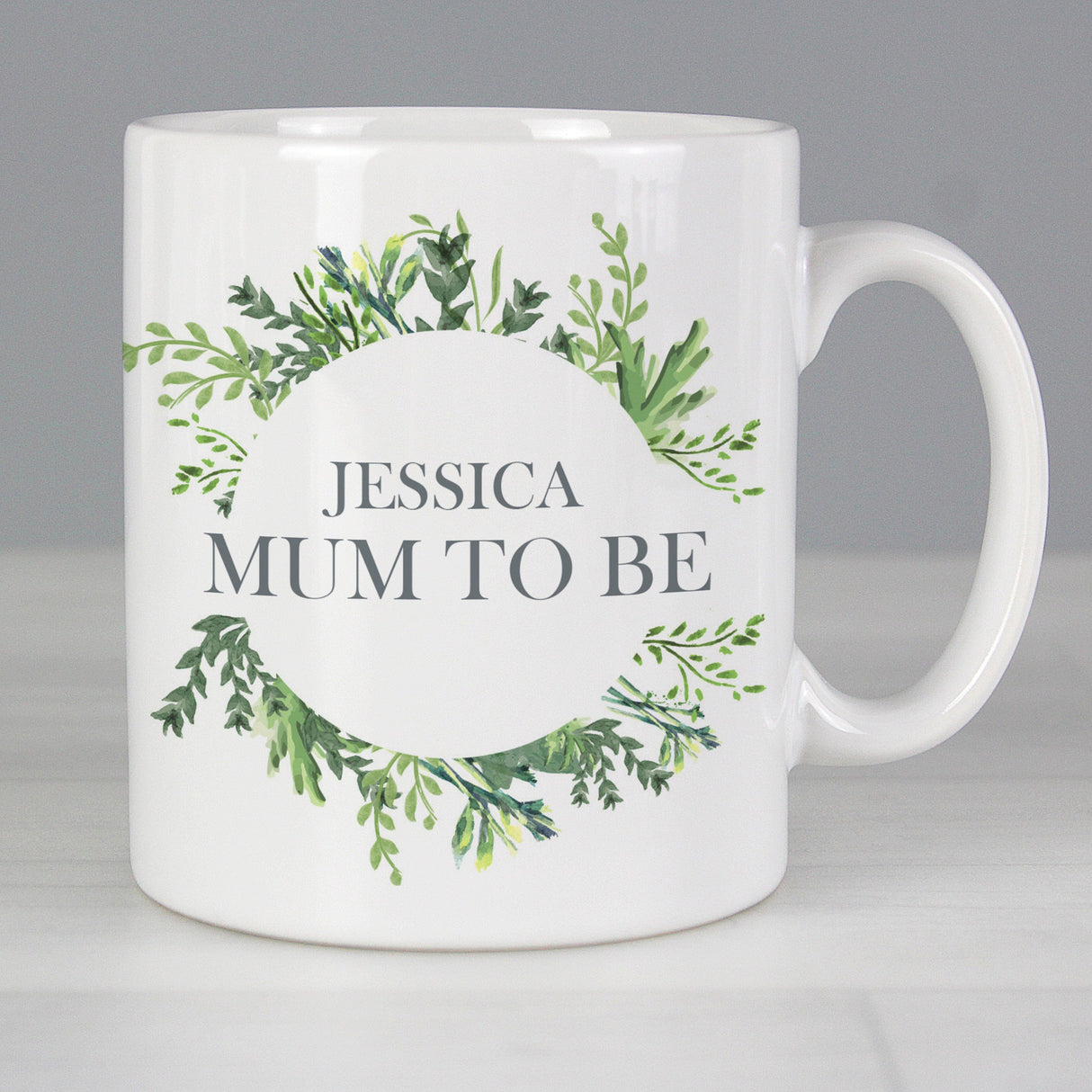 Personalised Botanical Mug: 5 - Mugs By Gift Moments