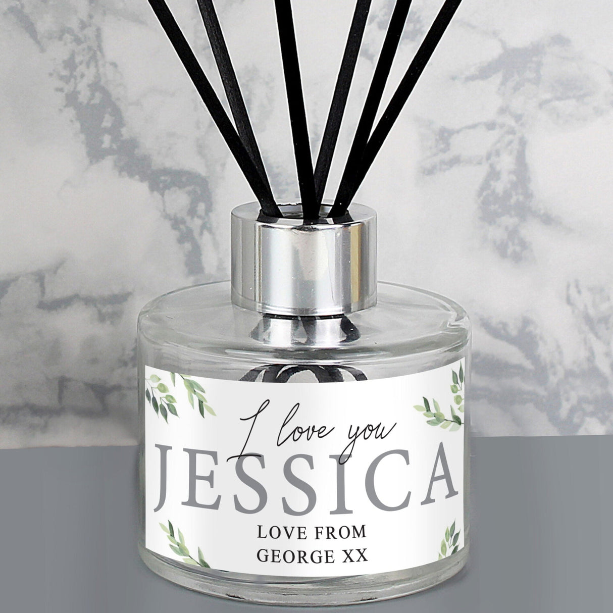Personalised Botanical Reed Diffuser: 2 - Reed Diffusers By Gift Moments