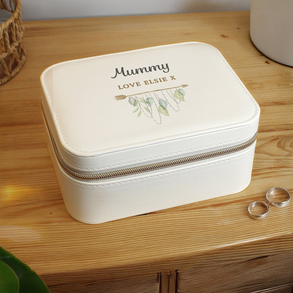 Personalised Botanical Travel Jewellery Box: 2 - Jewellery Boxes By Gift Moments
