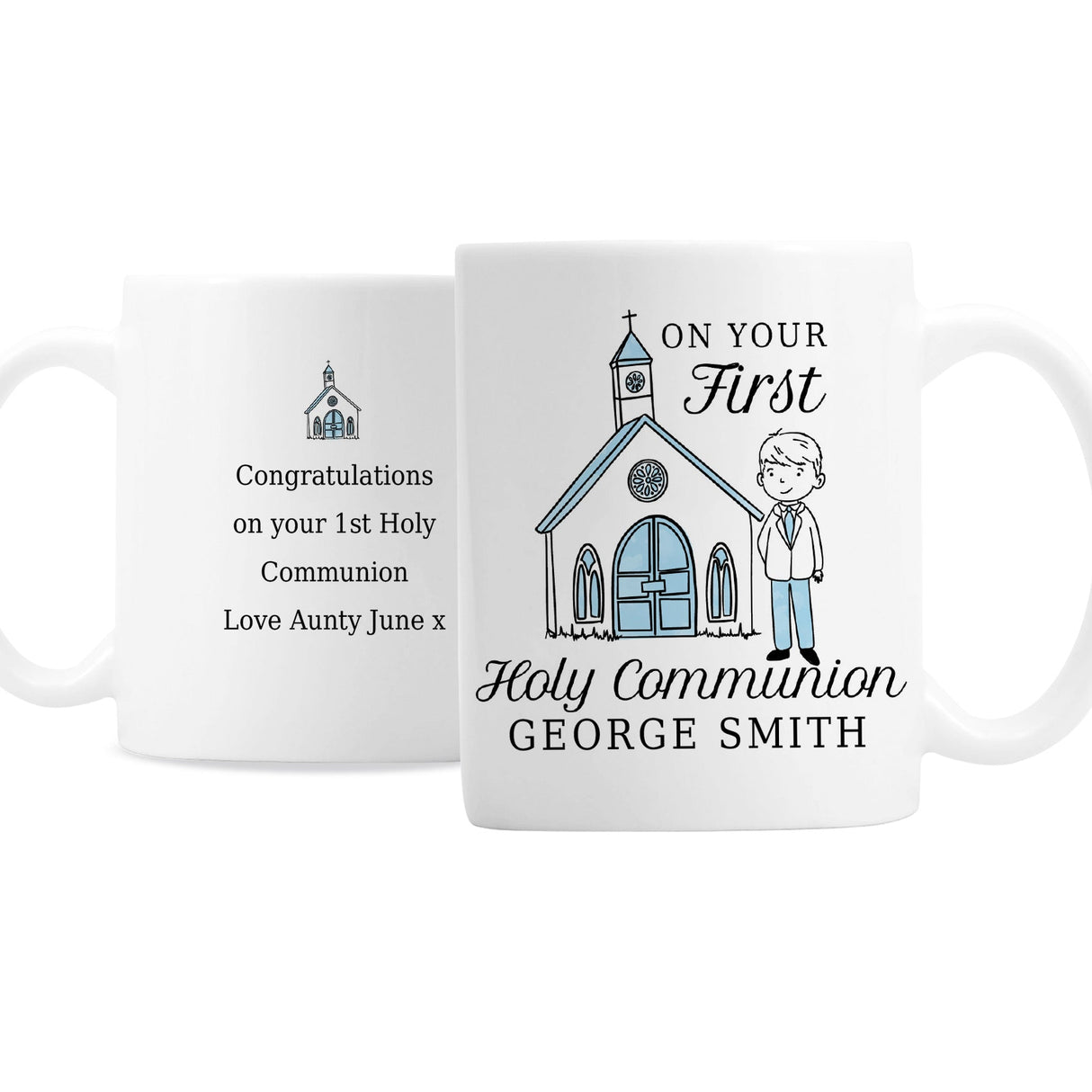 Personalised Boys First Holy Communion Mug: 5 - Mugs By Gift Moments