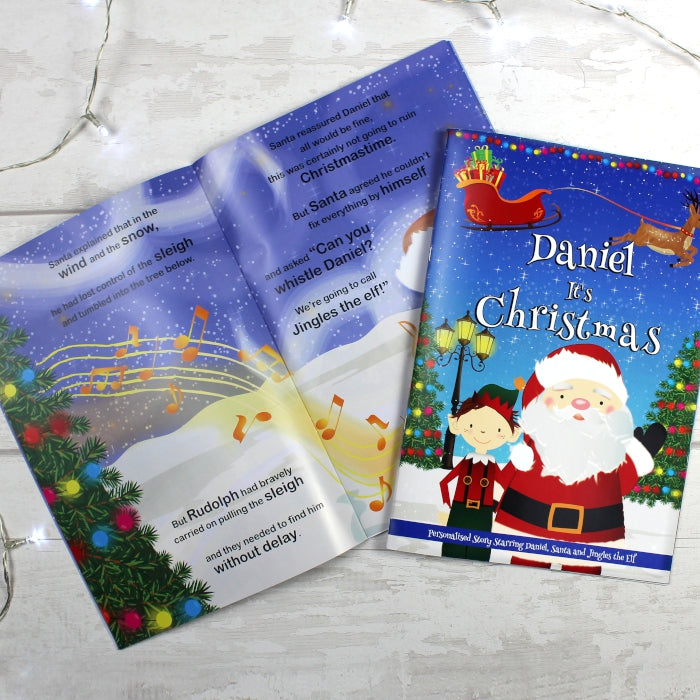 Personalised Boys ’It’s Christmas’ Story Book - Shop Books At Gift Moments - 7