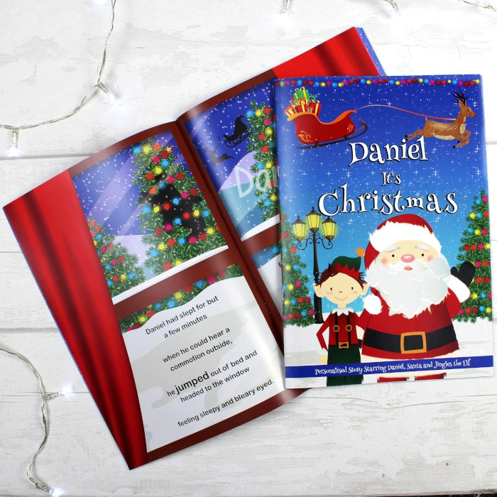 Personalised Boys ’It’s Christmas’ Story Book - Shop Books At Gift Moments - 2