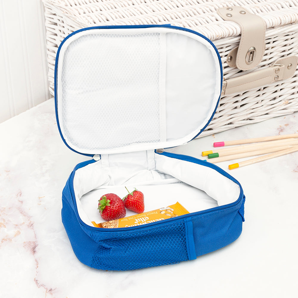 Personalised Boy’s Superhero Blue Lunch Bags - Shop Lunch Boxes & Bags At Gift Moments - 4