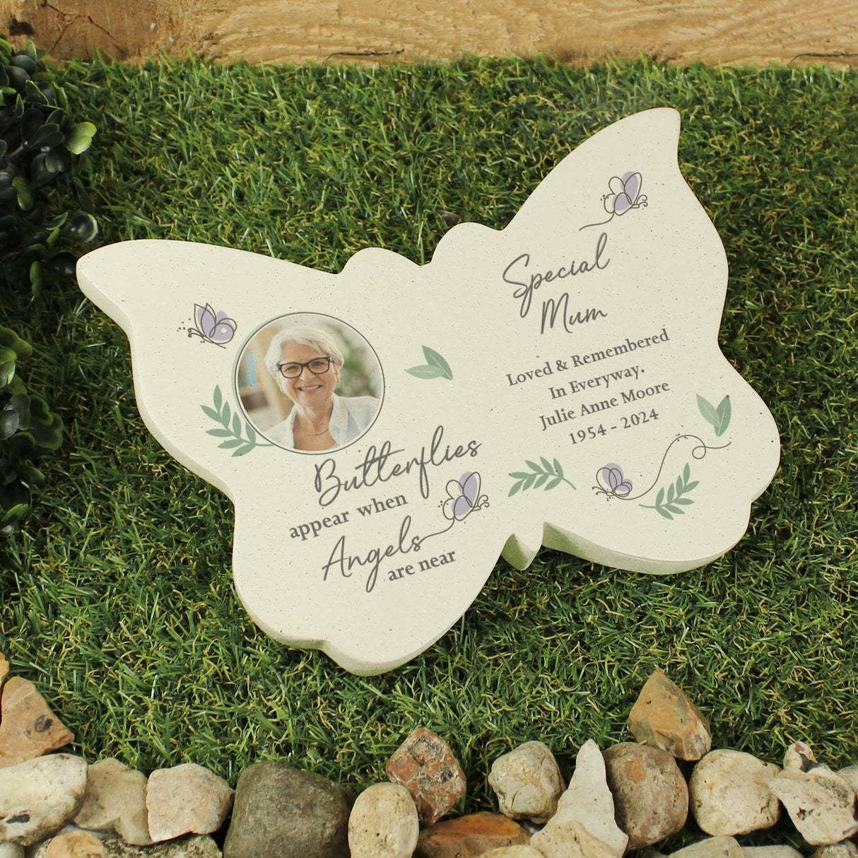 Personalised Butterflies Appear Photo Upload Memorial Resin Butterfly - Shop Memorials At Gift Moments - 2