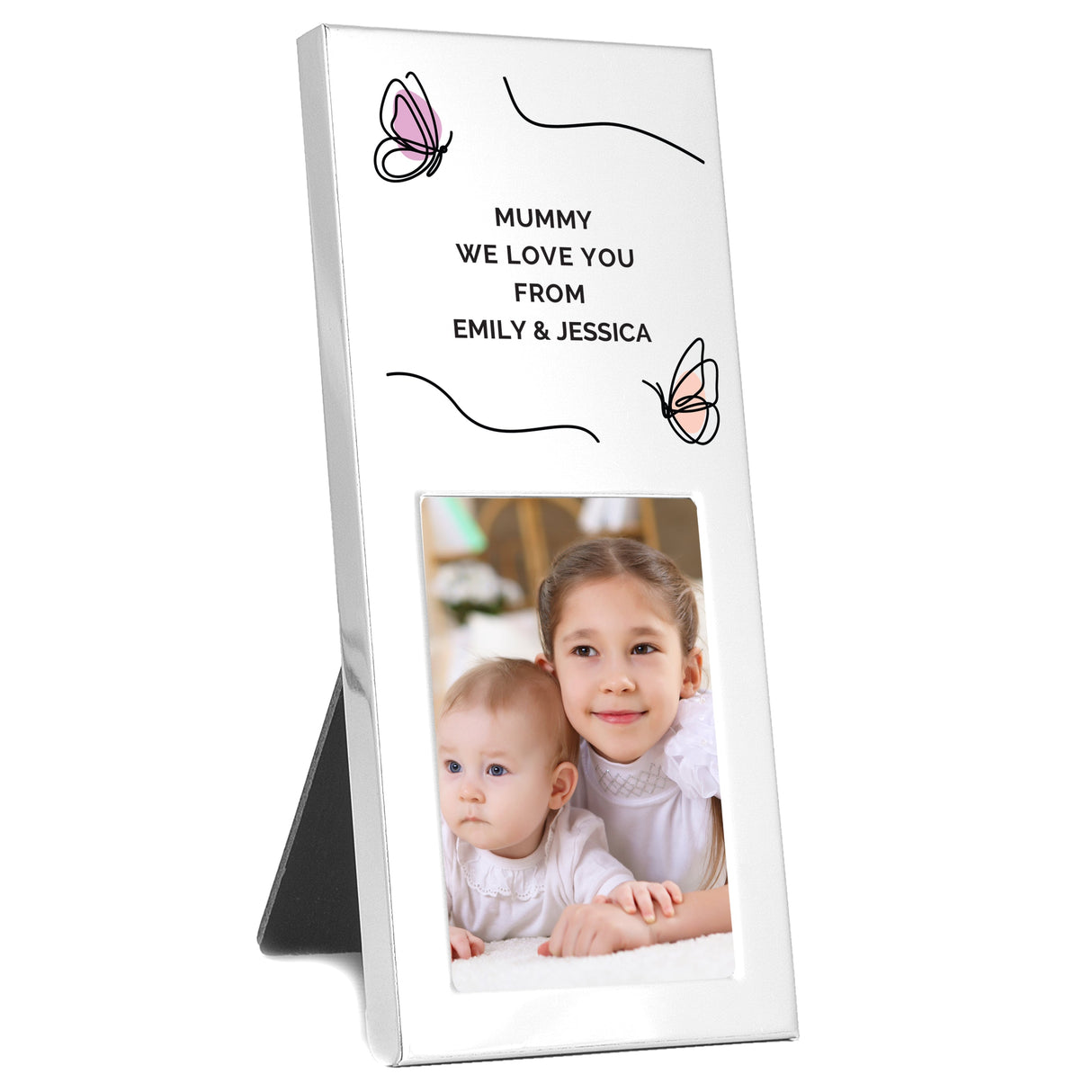 Personalised Butterfly 2x3 Photo Frame: 5 - Photo Frames By Gift Moments