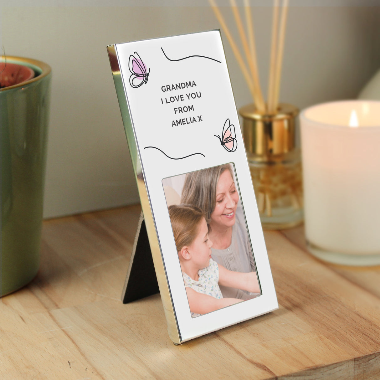 Personalised Butterfly 2x3 Photo Frame: 2 - Photo Frames By Gift Moments