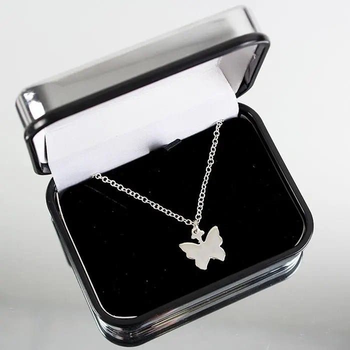 Personalised Butterfly Box and Butterfly Necklace: 3 - Necklaces By Gift Moments