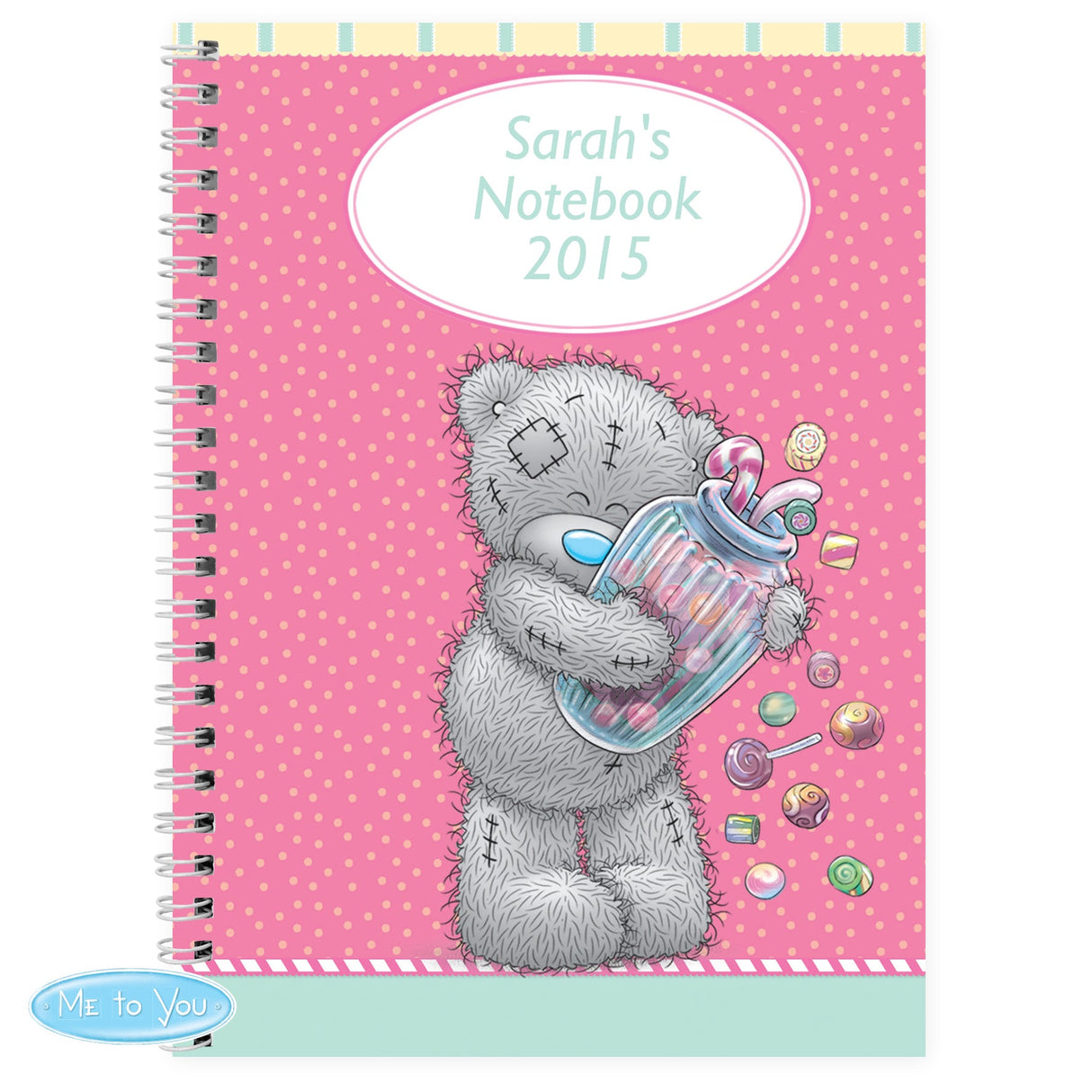 Personalised Me to You Candy Girl A5 Notebook - Shop Notebooks At Gift Moments - 4