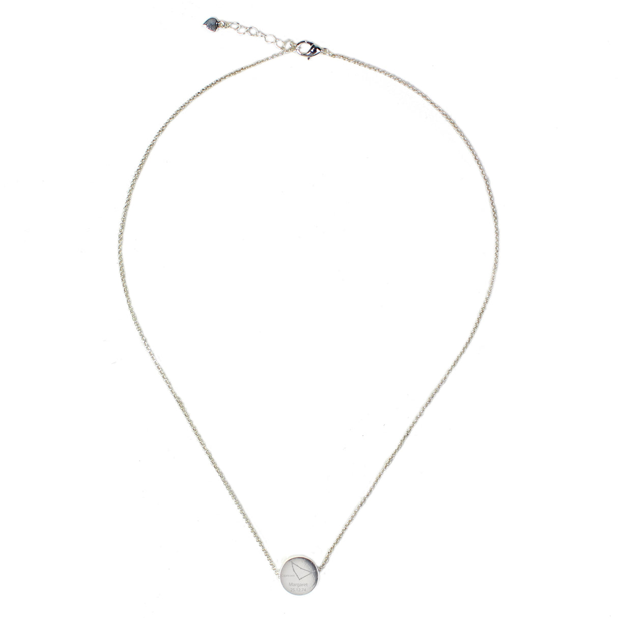 Personalised Capricorn Zodiac Star Sign Necklace (Dec 22nd - 19th Jan): 6 - Necklaces By Gift Moments