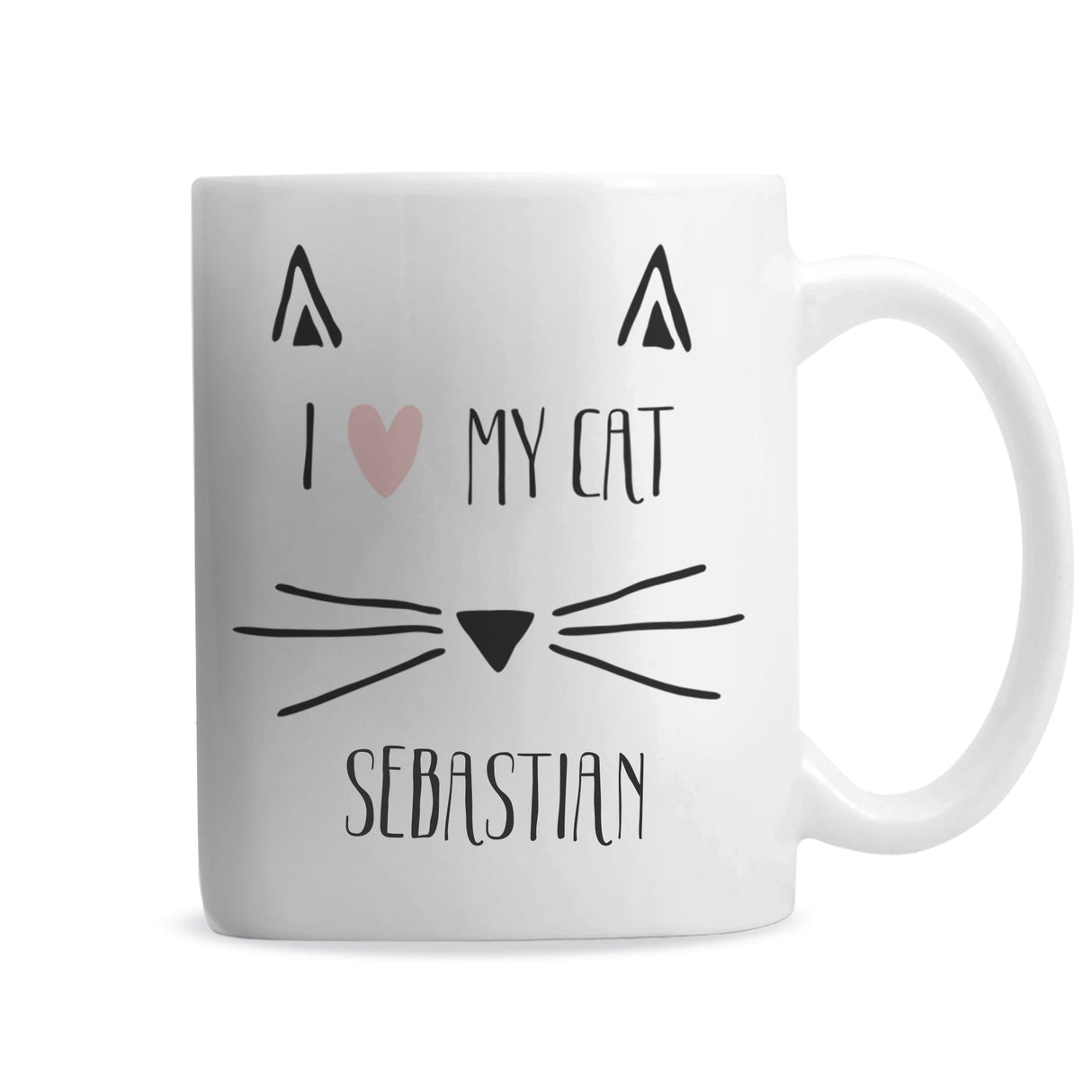 Personalised Cat Features Mug: 4 - Mugs By Gift Moments