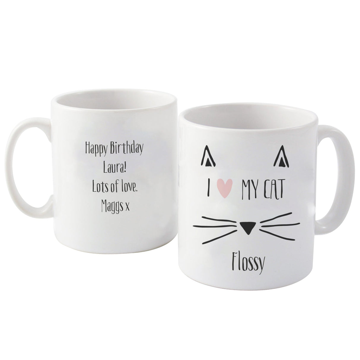 Personalised Cat Features Mug: 5 - Mugs By Gift Moments
