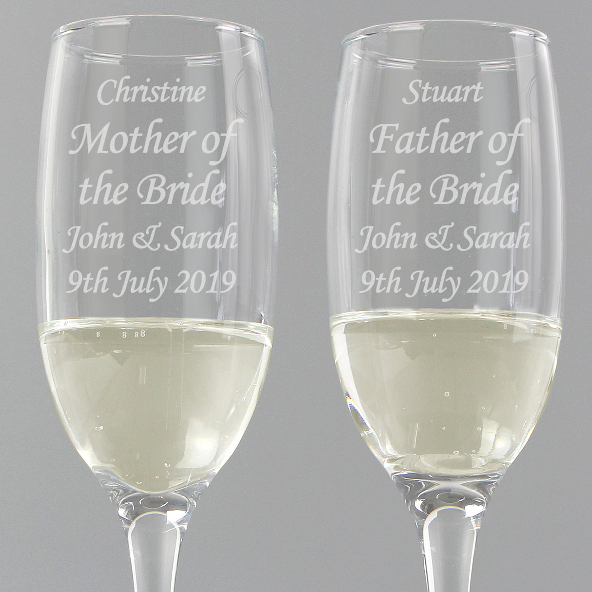 Personalised Celebration Pair of Flutes - Shop Champagne Flutes At Gift Moments - 3