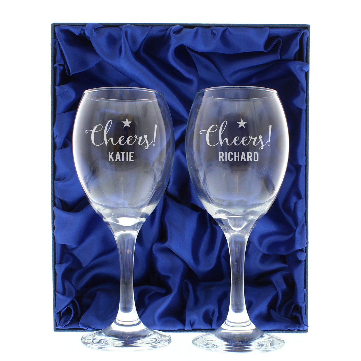 Personalised Cheers Wine Glass Set - Shop Wine Glasses At Gift Moments - 3