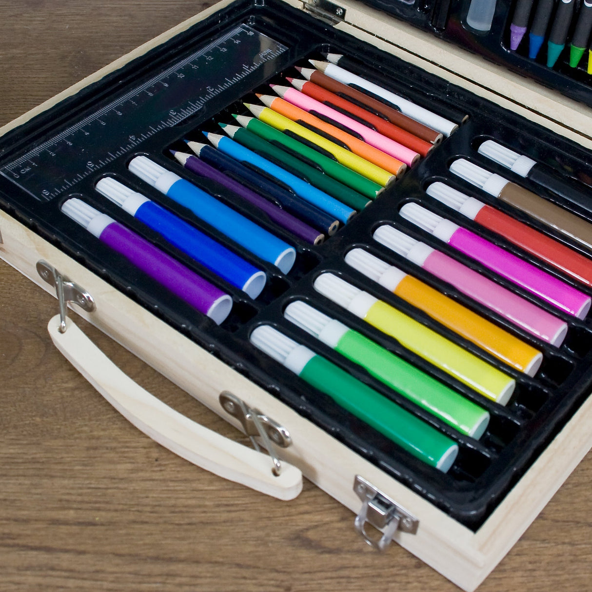 Personalised Children’s 63-Piece Colouring Sets: 6 - Pencil Cases & Sets By Gift Moments