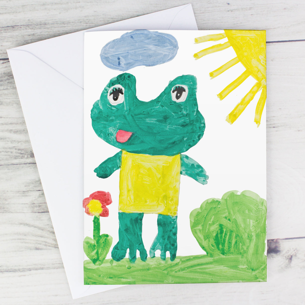 Personalised Childrens Drawing Photo Upload Card: 8 - Greeting Cards By Gift Moments