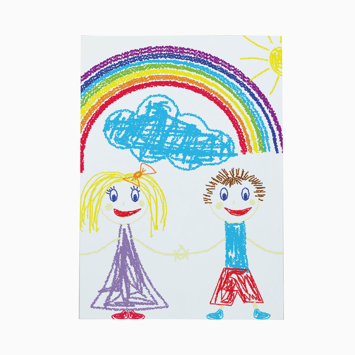 Personalised Childrens Drawing Photo Upload Card: 5 - Greeting Cards By Gift Moments