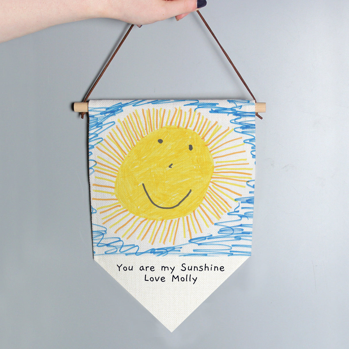 Personalised Childrens Drawing Photo Upload Hanging Banner - Shop Banners At Gift Moments - 6