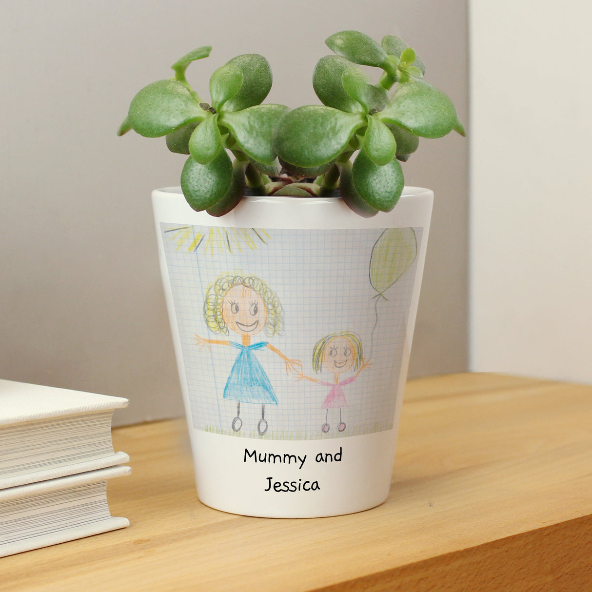 Personalised Childrens Drawing Photo Upload Plant Pot: 1 - Pots & Planters By Gift Moments