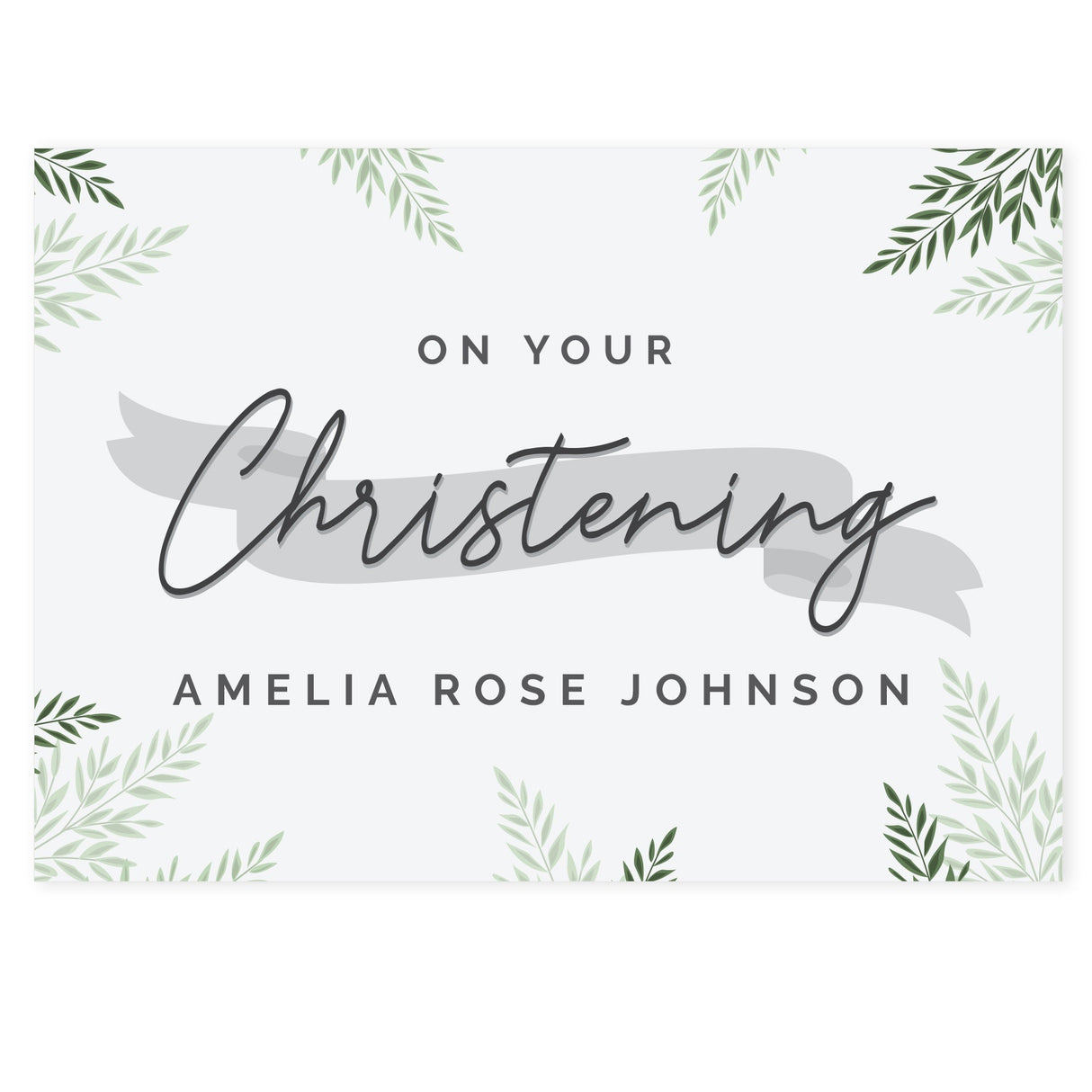 Personalised Christening Card - Shop Greeting Cards At Gift Moments - 2