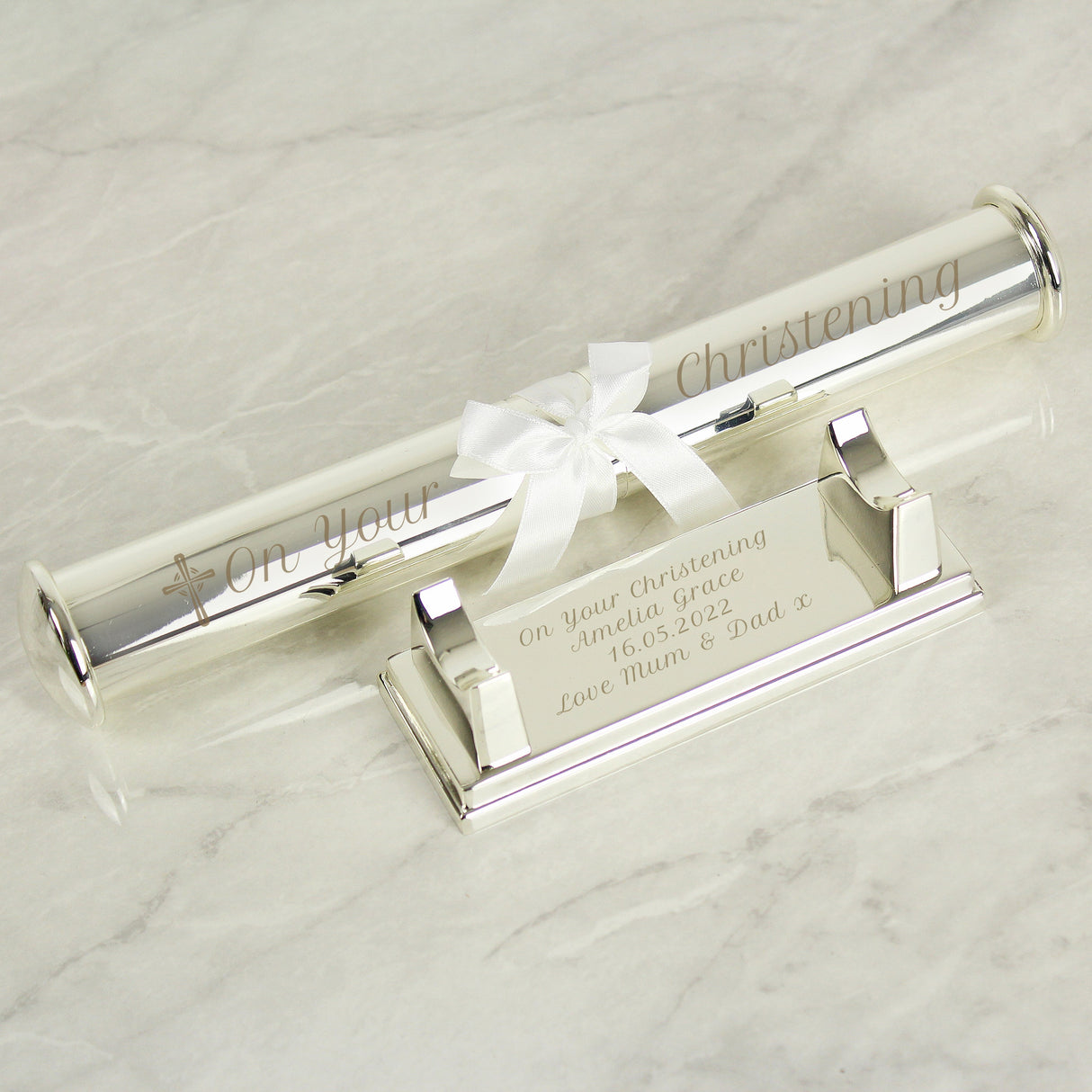 Personalised On Your Christening Certificate Holder: 5 - Certificate Holders By Gift Moments