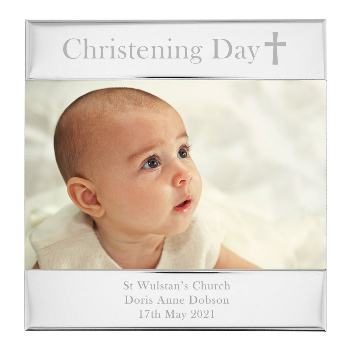 Personalised Christening Day 6x4 Photo Frame: 4 - Photo Frames By Gift Moments