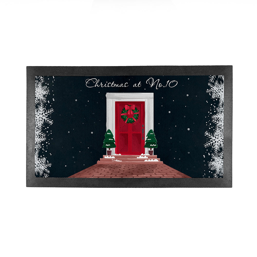 Personalised Christmas Door Bar Mat: 4 - Barware By Gift Moments