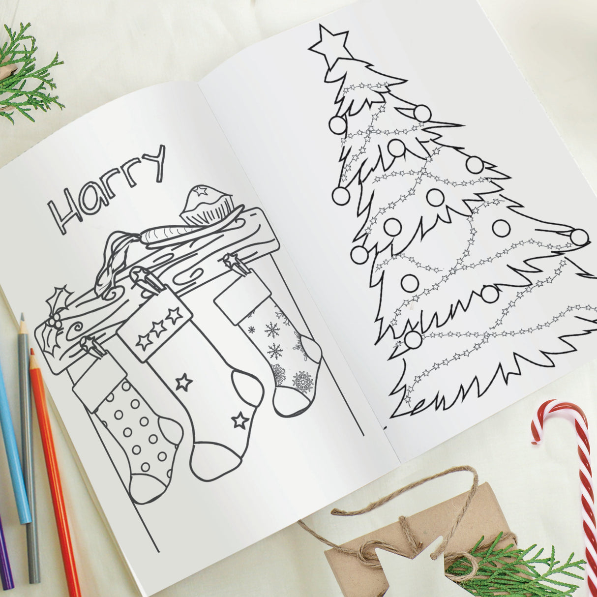 Personalised Its Christmas Elf Colouring Book: 4 - Books By Gift Moments