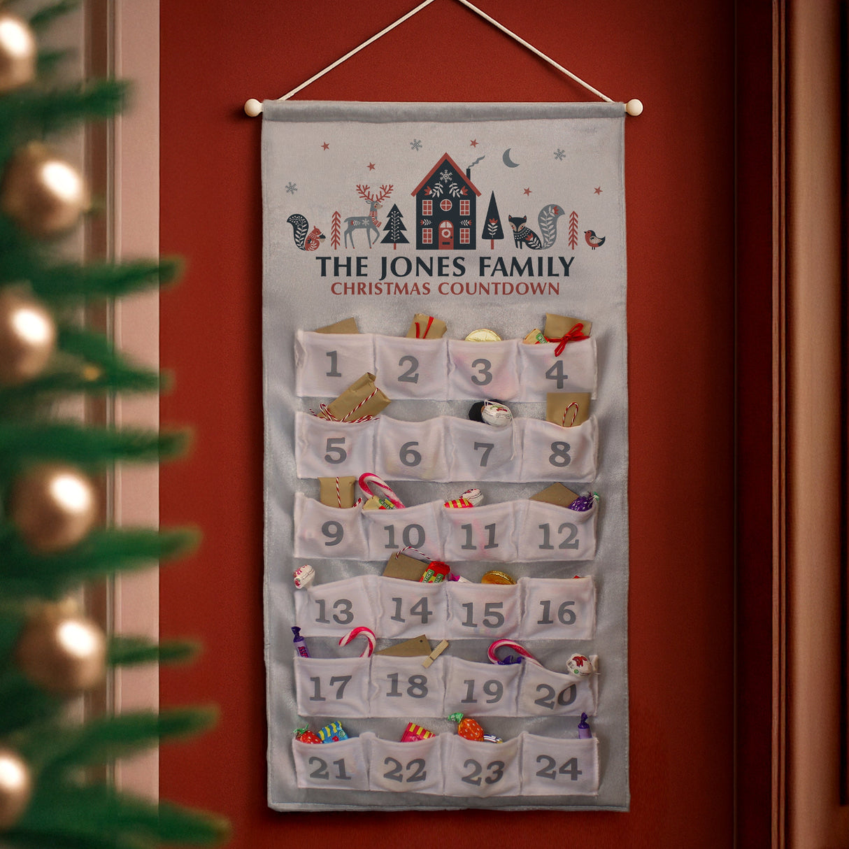 Personalised Christmas Home Advent Calendar - Shop Advent Calendars At Gift Moments - 1