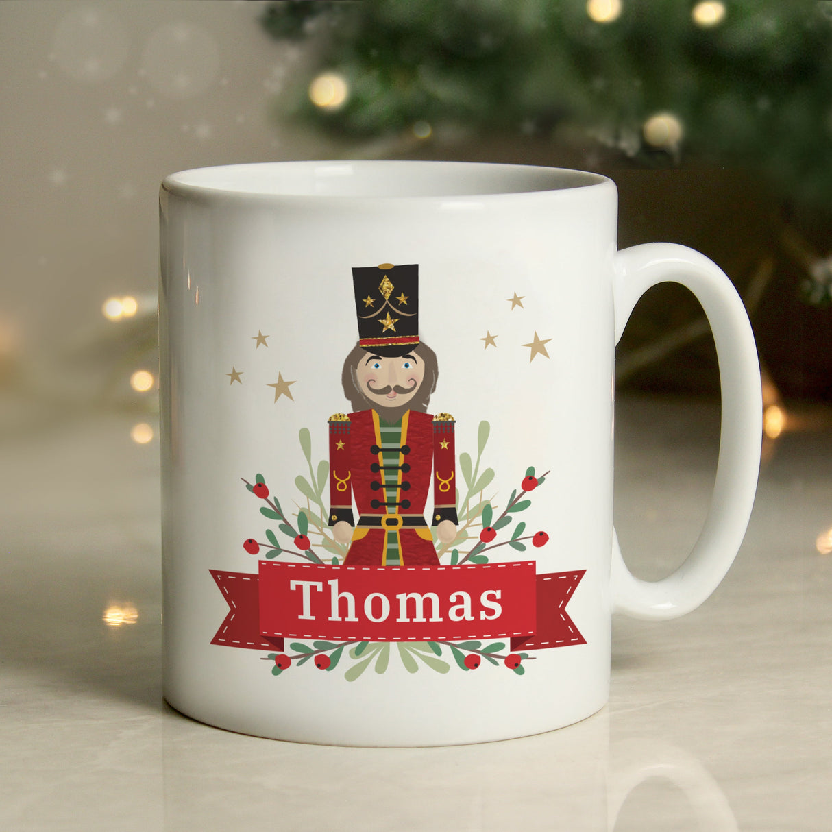 Personalised Christmas Nutcracker Mug: 3 - Mugs By Gift Moments
