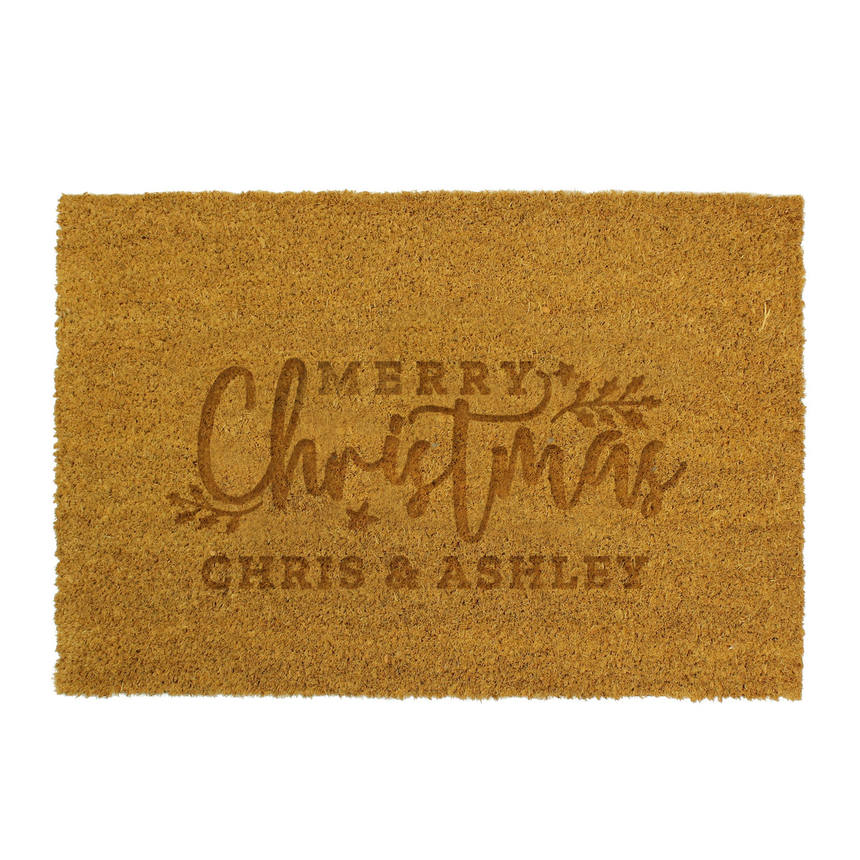 Personalised Christmas Rectangle Indoor Doormat: 5 - Doormats By Gift Moments