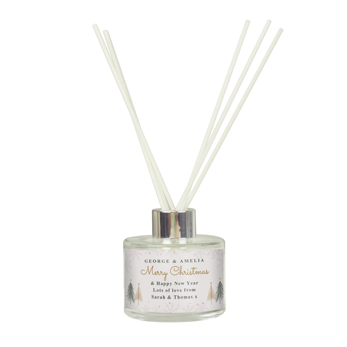 Personalised Christmas Tree Diffuser: 5 - Reed Diffusers By Gift Moments