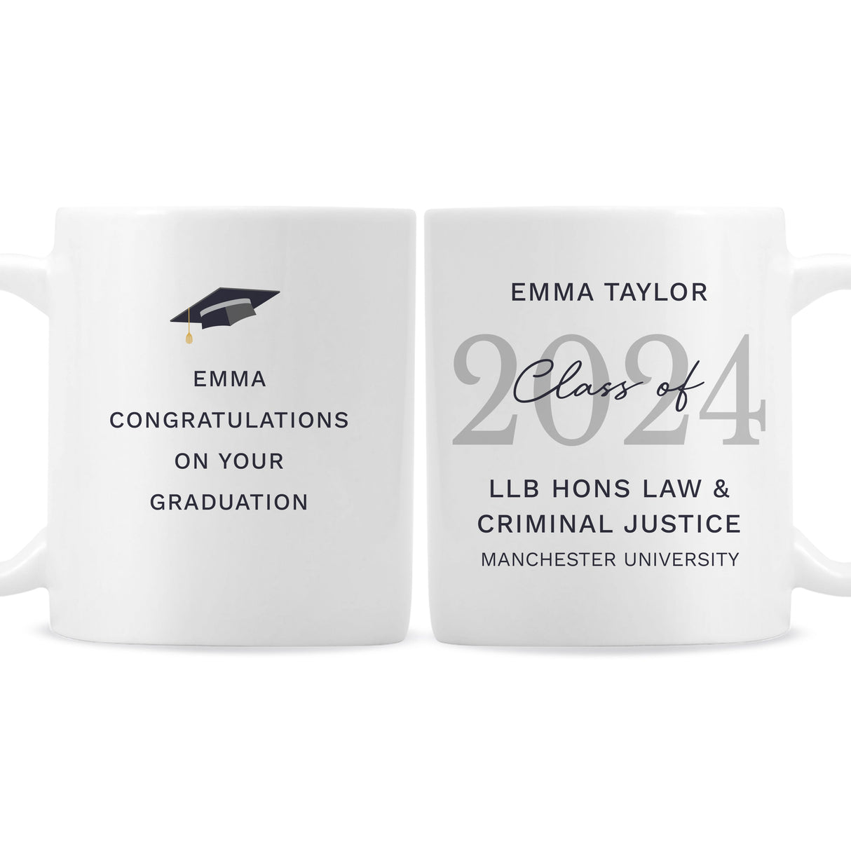 Personalised Class of Graduation Mug: 7 - Mugs By Gift Moments