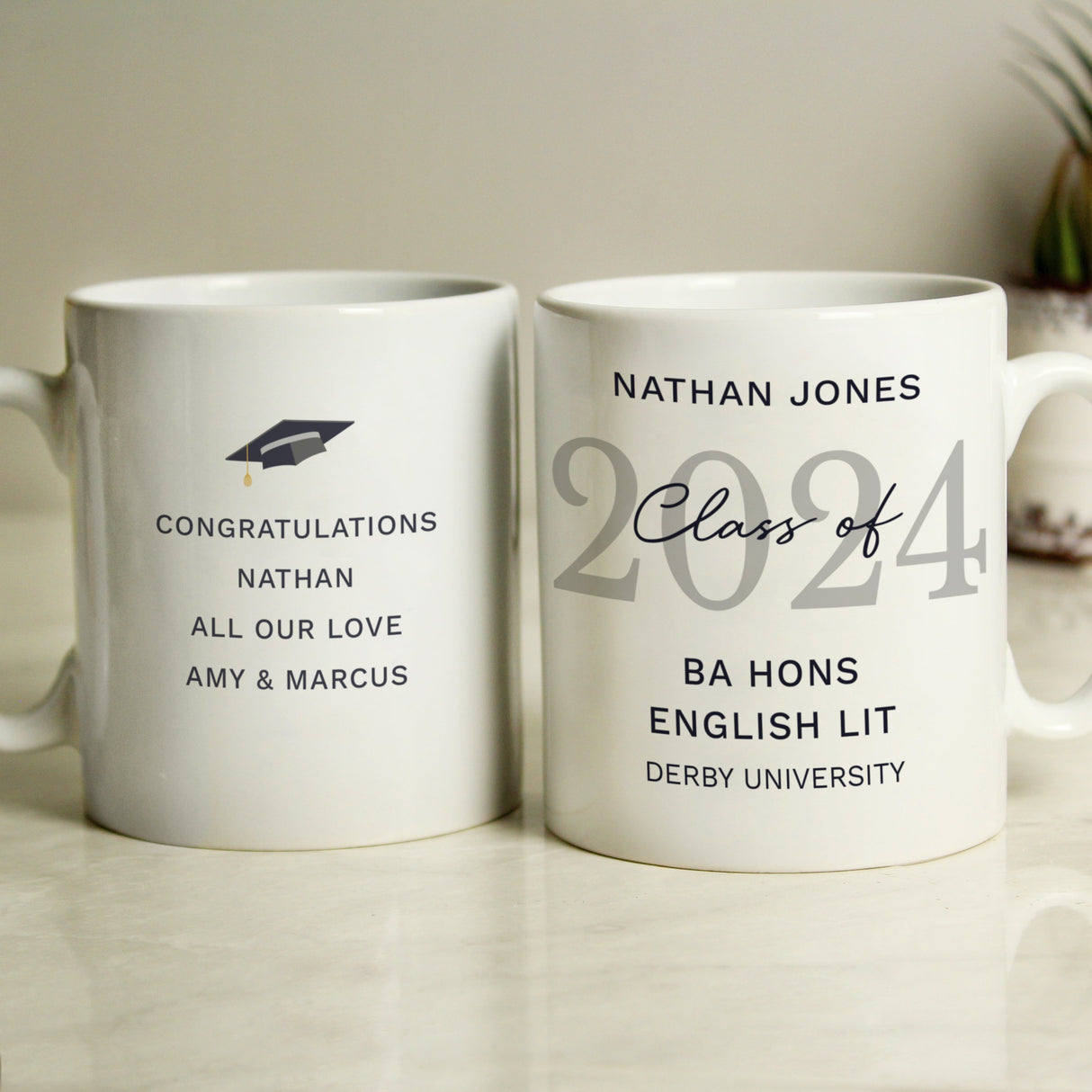 Personalised Class of Graduation Mug: 3 - Mugs By Gift Moments