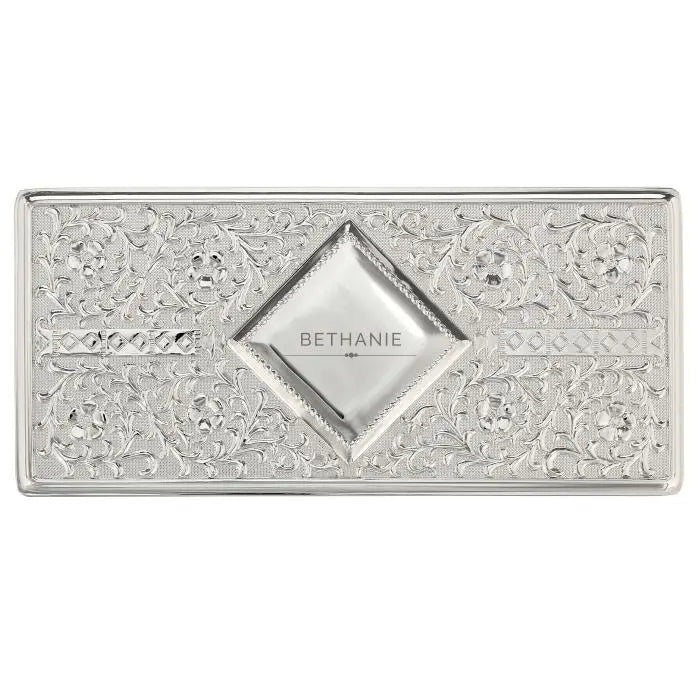 Personalised Classic Antique Silver Plated Jewellery Box - Shop Jewellery Boxes At Gift Moments - 7