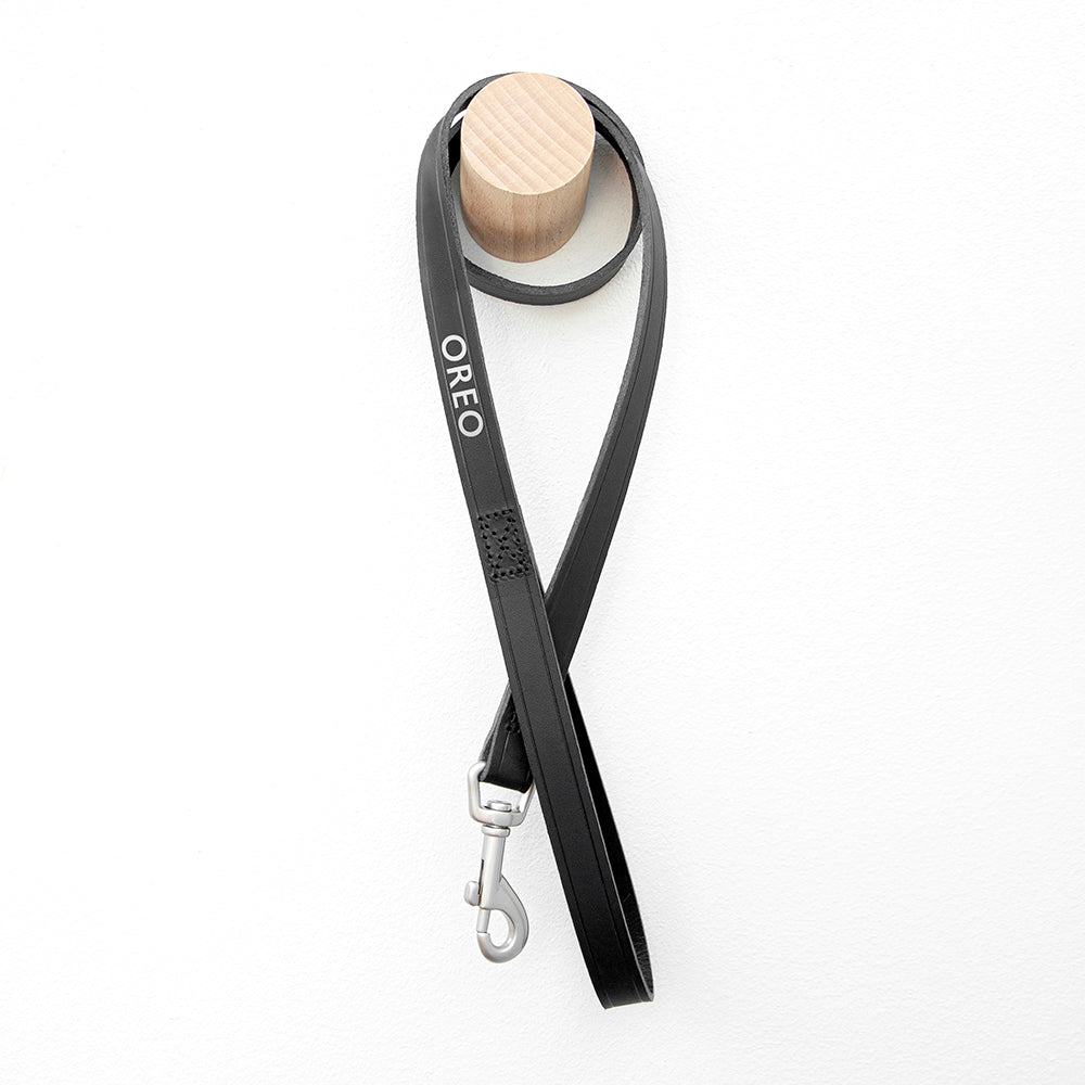 Personalised Classic Black Leather Dog Leads - Shop Pet Products At Gift Moments - 4