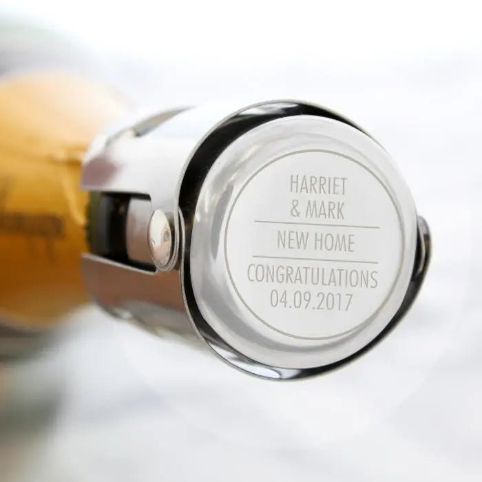 Personalised Classic Bottle Stopper: 5 - Barware By Gift Moments