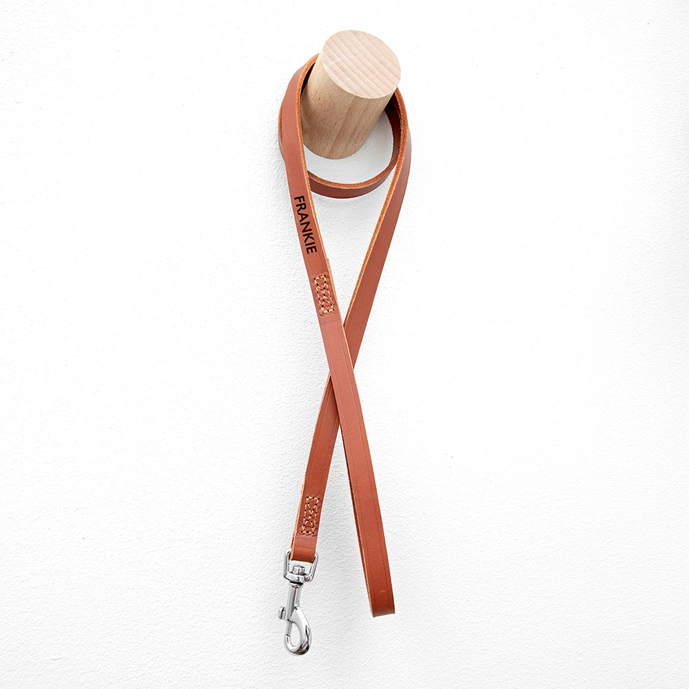 Personalised Classic Brown Leather Dog Leads - Shop Pet Products At Gift Moments - 4