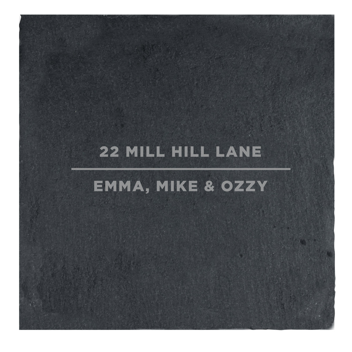 Personalised Classic Single Slate Coaster: 3 - Coasters By Gift Moments