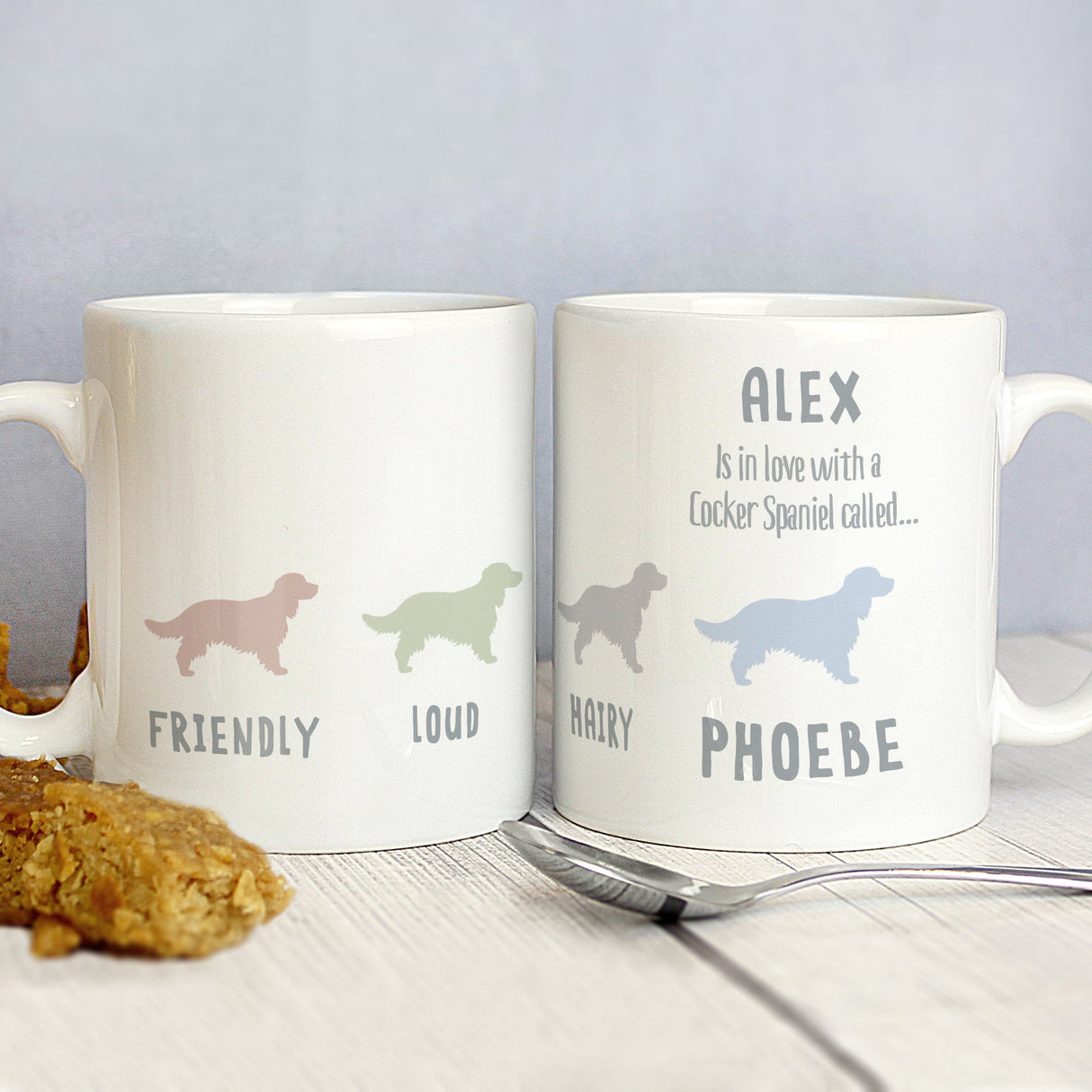 Personalised Cocker Spaniel Dog Breed Mug: 1 - Mugs By Gift Moments