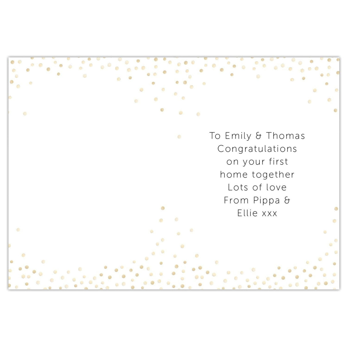 Personalised Congratulations Card: 4 - Greeting Cards By Gift Moments