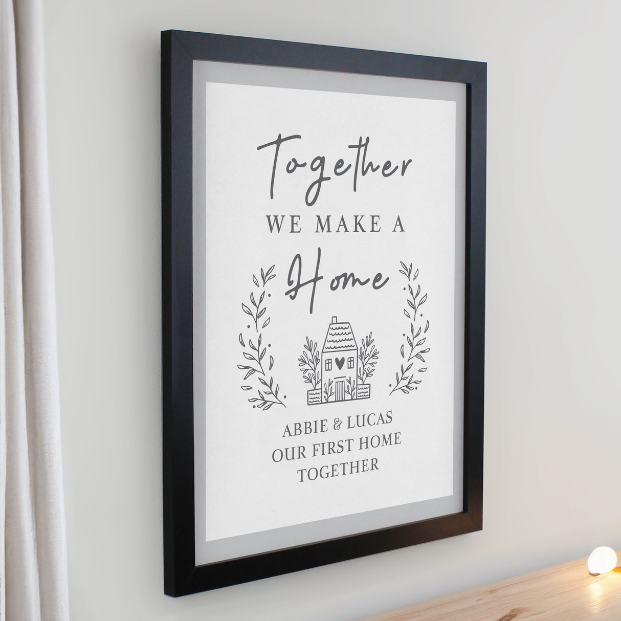 Personalised Couples Home Framed Prints: 5 - Framed Prints By Gift Moments