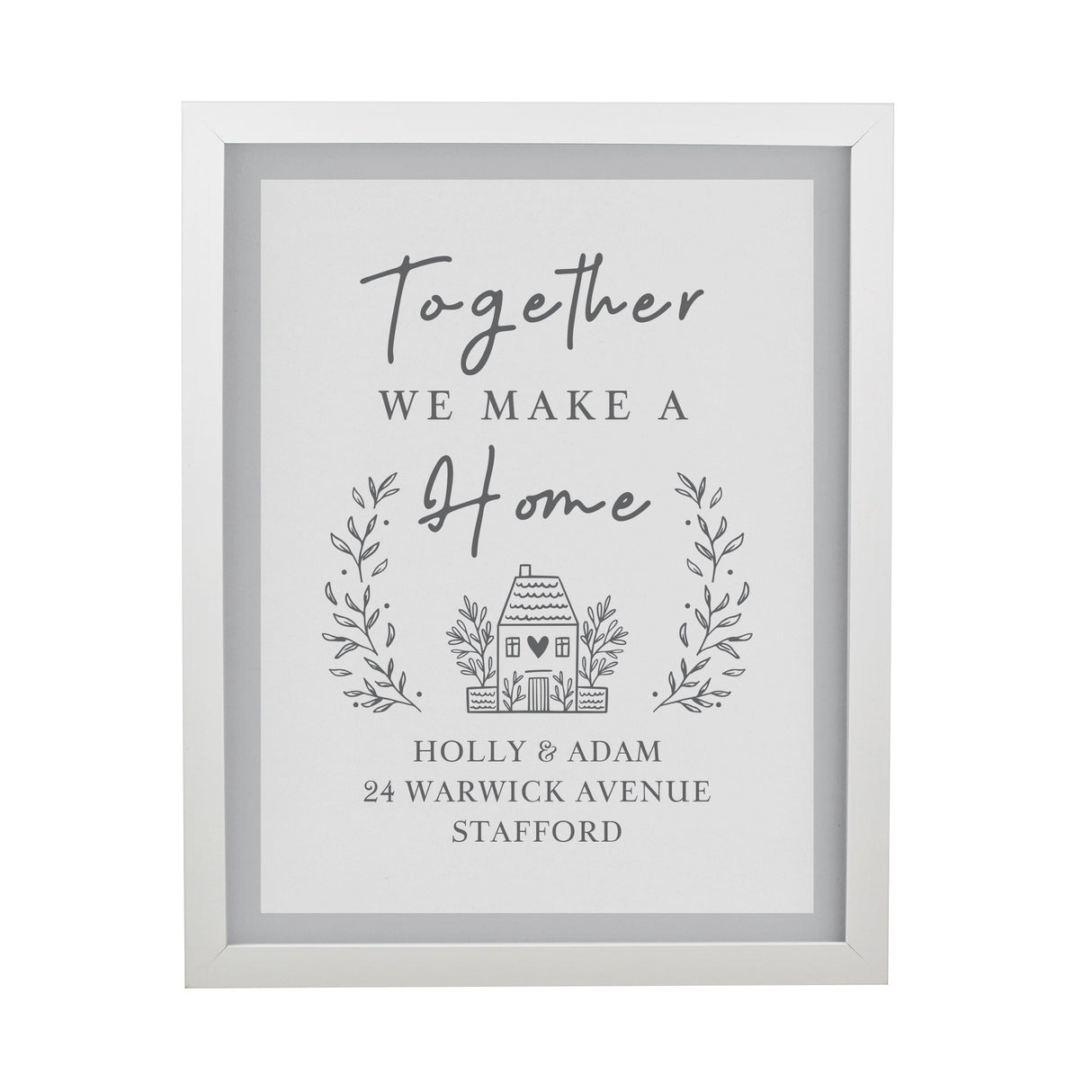 Personalised Couples Home Framed Prints: 9 - Framed Prints By Gift Moments