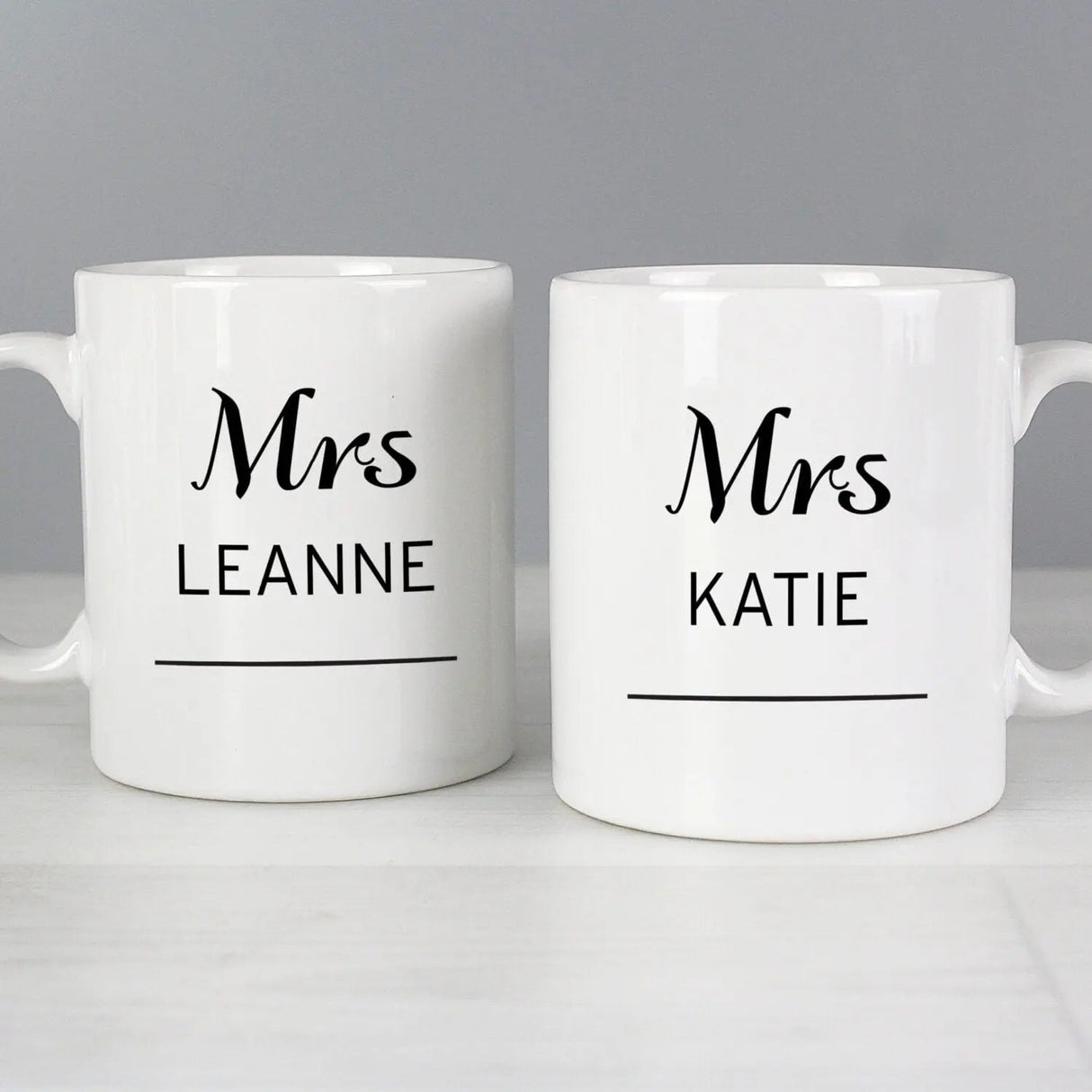 Personalised Couples Mug Set: 3 - Mugs By Gift Moments