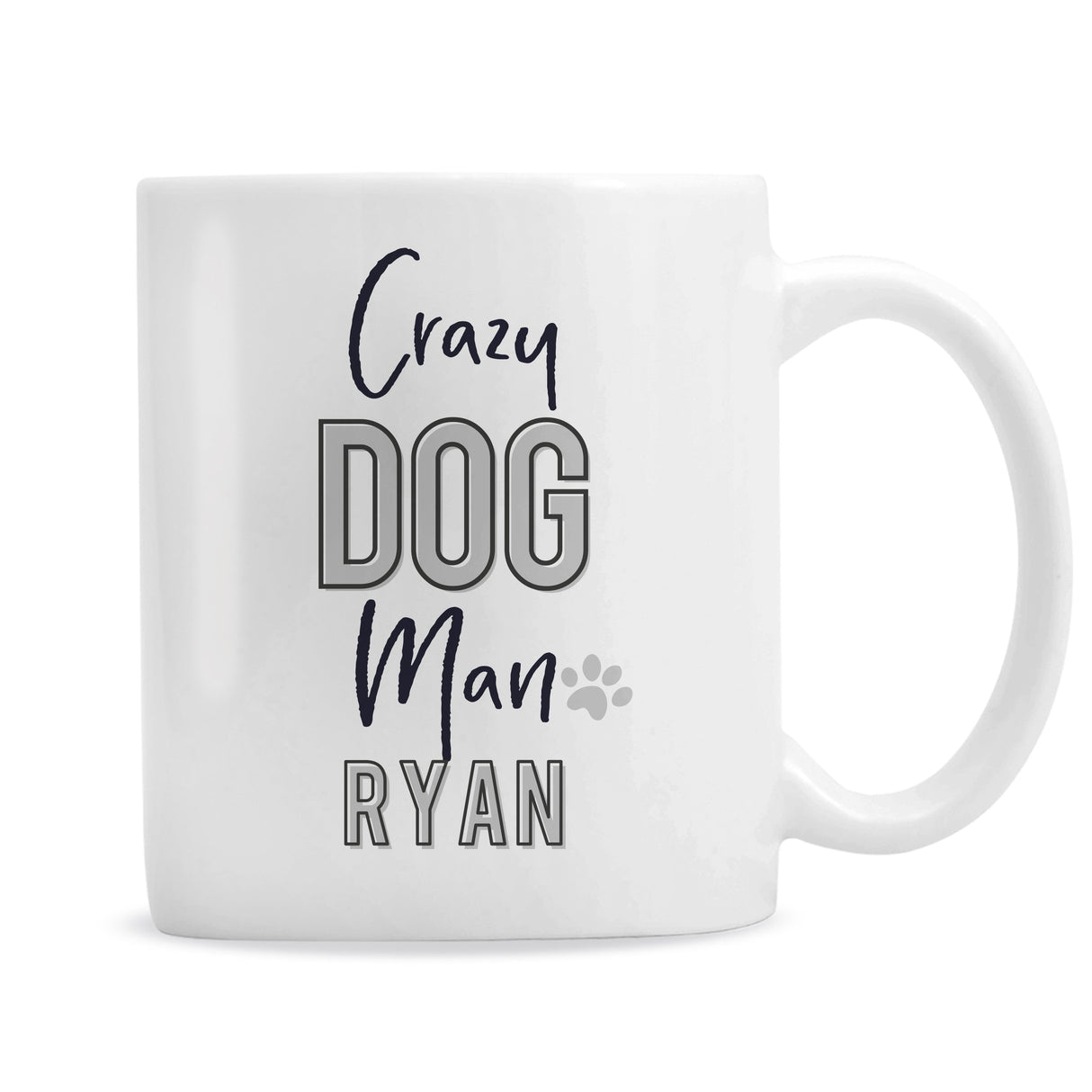 Personalised Crazy Dog Man Mug: 5 - Mugs By Gift Moments