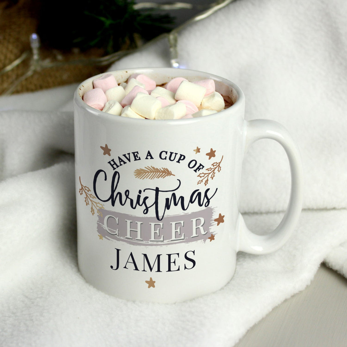 Personalised Cup of Christmas Cheer Mug: 3 - Mugs By Gift Moments