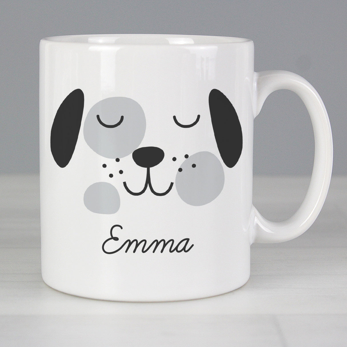 Personalised Cute Dog Face Mug: 1 - Mugs By Gift Moments