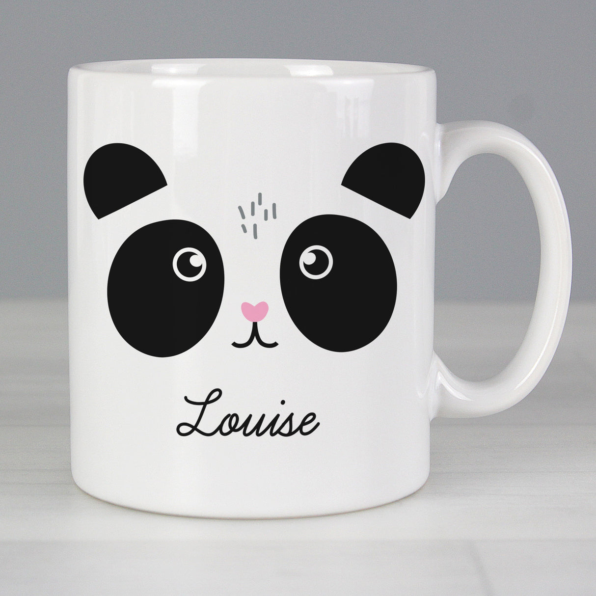 Personalised Cute Panda Face Mug: 1 - Mugs By Gift Moments