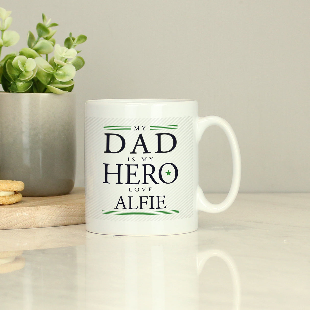 Personalised My Dad is My Hero Mug: 3 - Mugs By Gift Moments