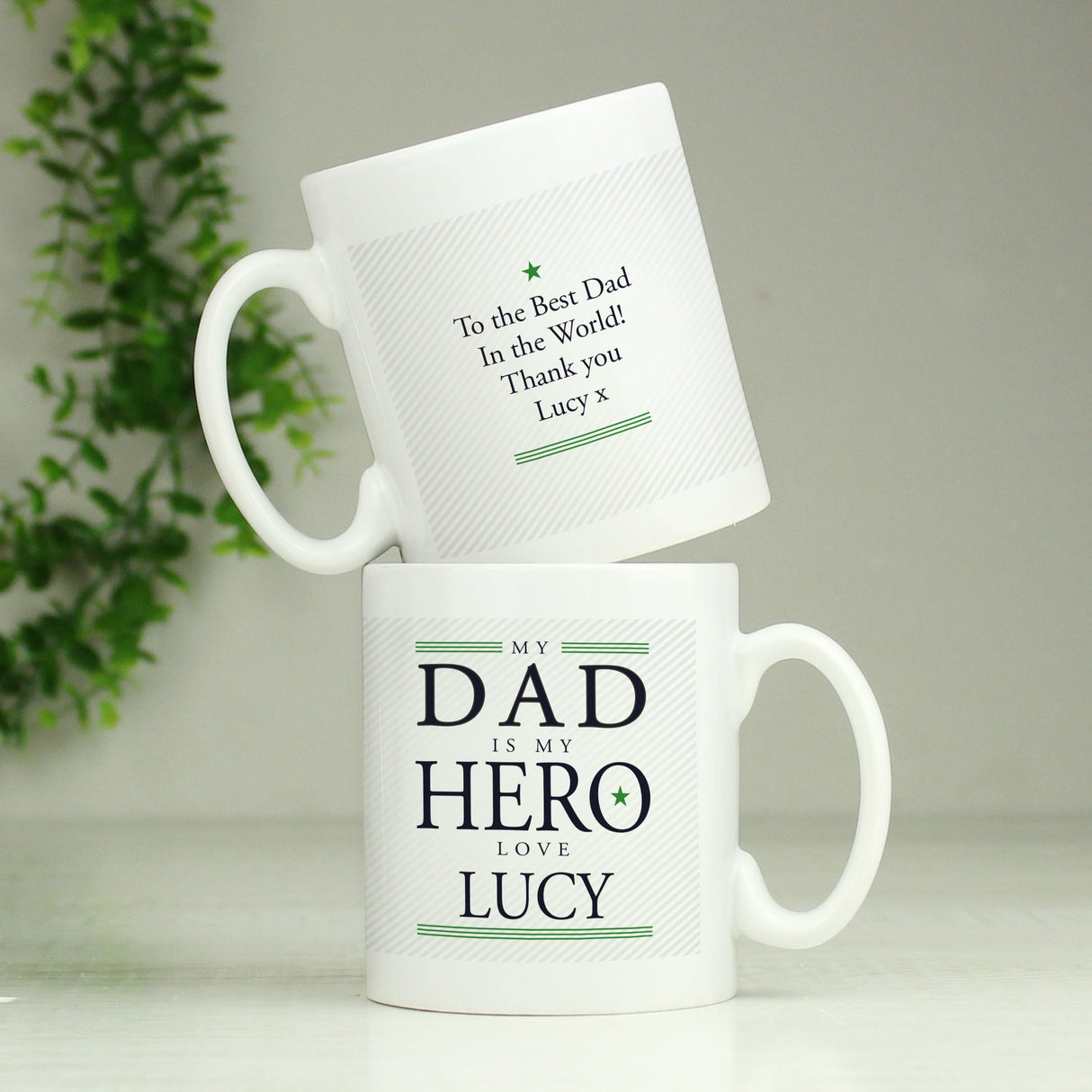 Personalised My Dad is My Hero Mug: 2 - Mugs By Gift Moments